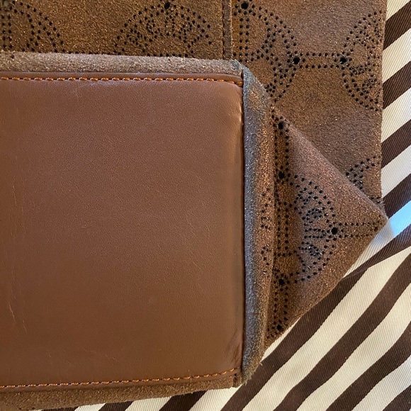 Henri Bendel Bronze Suede Bag - Picture 8 of 9